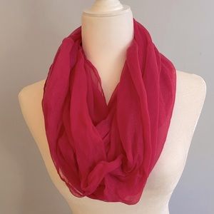 Pink scarf